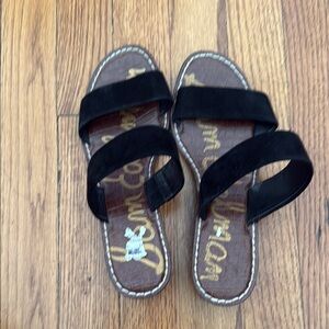 Sam Edelman Black Wedges